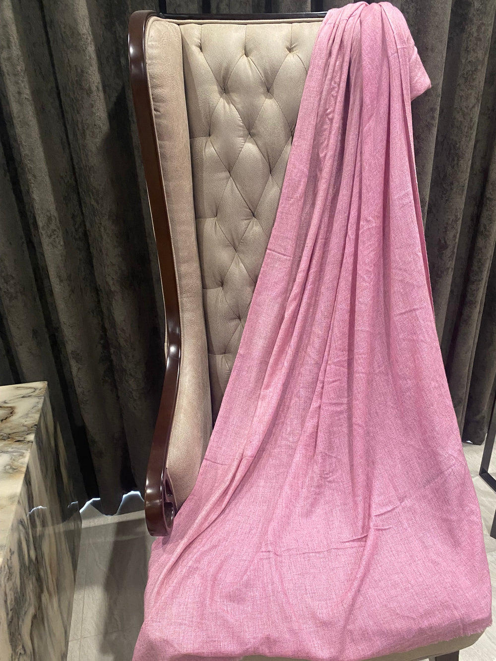 Pink Julian Oversized handwoven pure cashmere scarf