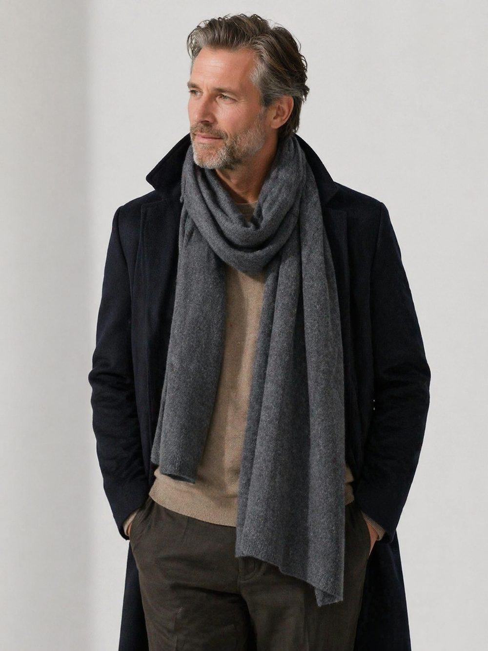Julian Cashmere Scarf for Men