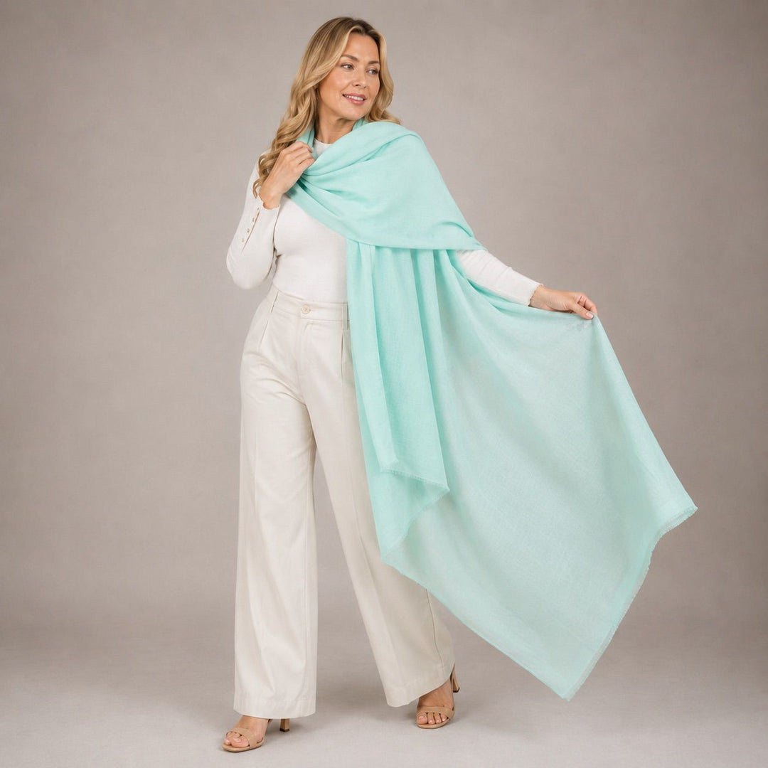 Julian 100% Ultra fine cashmere Maya oversized scarf/ wrap/ shawl-More colours available