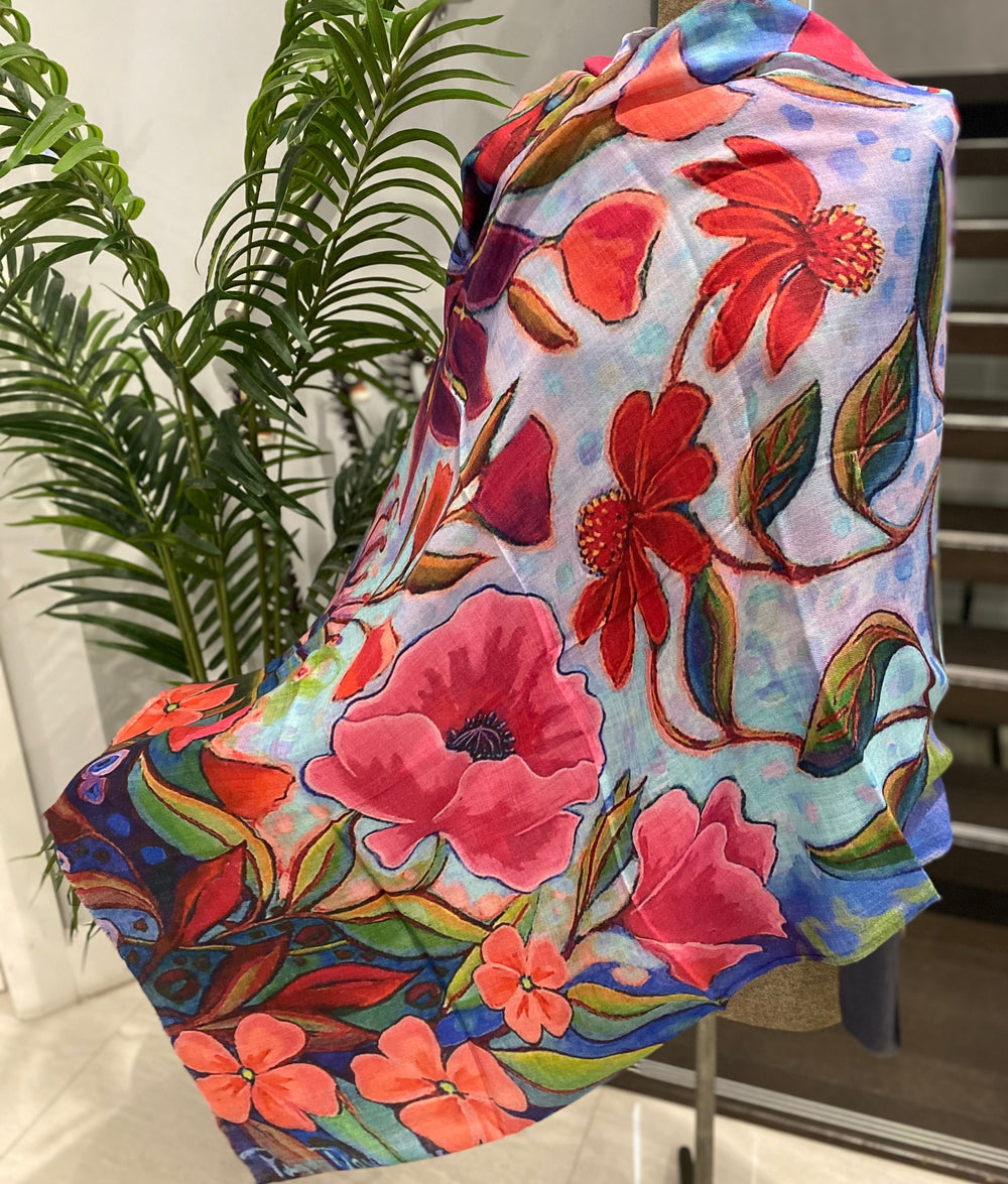 Artist’s Cashmere - 100% Cashmere Julian  Scarf /Wrap