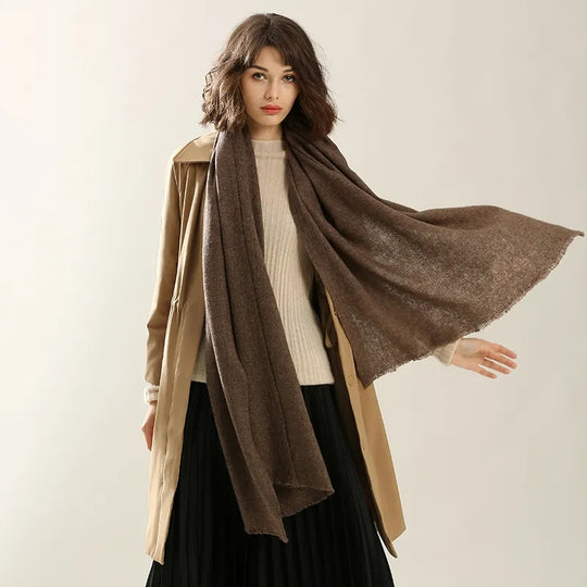 Handwoven Cashmere Julian Wrap - Luxurious Elegance-More Colours available.