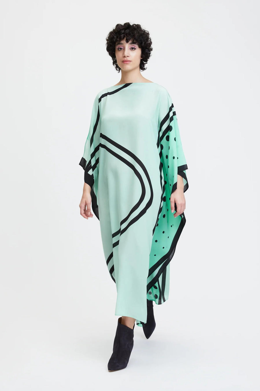 Green Lillie MIDI  Kaftan Dress O/S AU 10-18