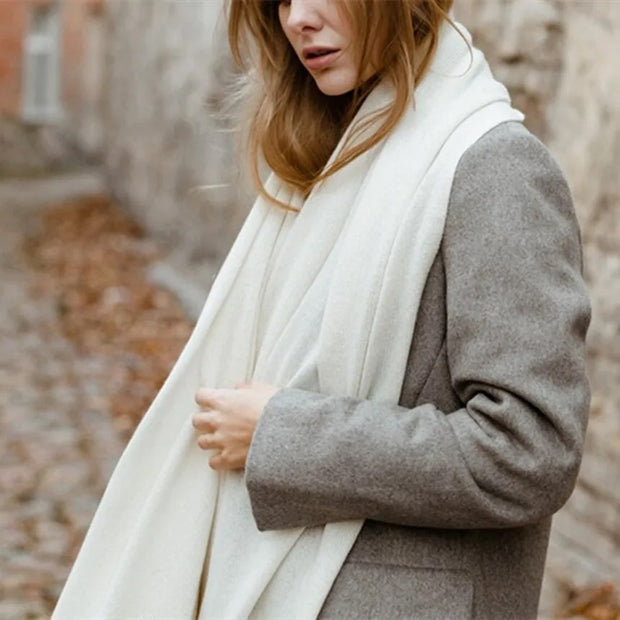 100% Cashmere knitted Julian Wrap/ Scarf