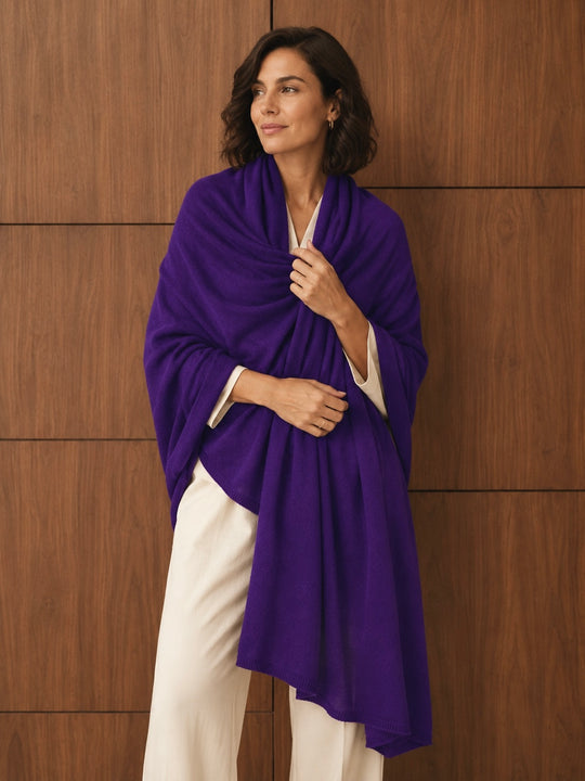 Mklane Australia -Luxury Cashmere Knit Travel Wrap – Oversized