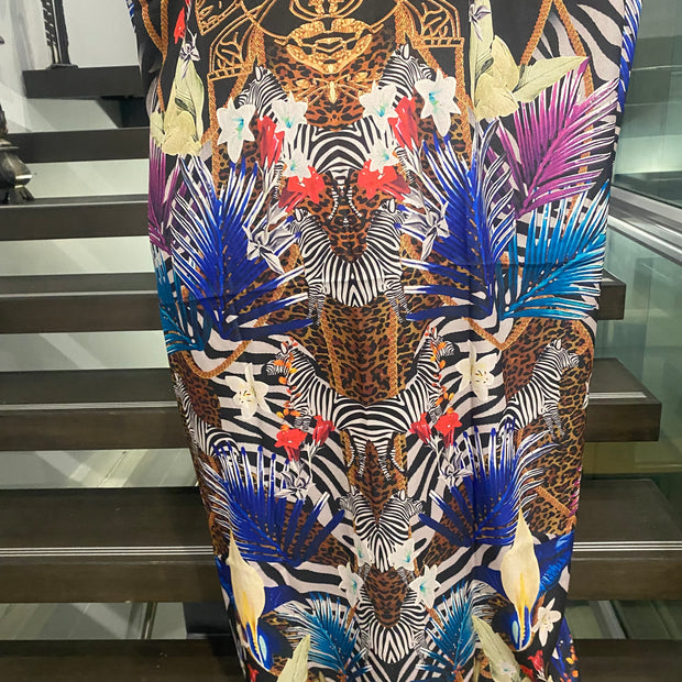 Malaga Dynasty Maya Art Silk Embellished Kaftan.Sizes Available AU 12-32