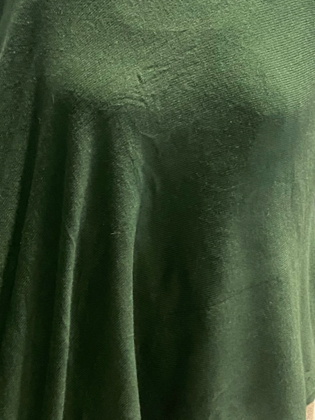 Olive Green Julian Knitted Cashmere Extra large Travel Wrap