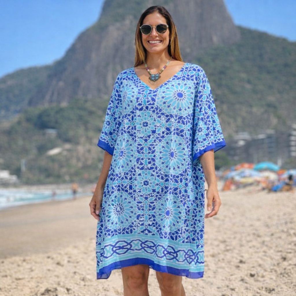 MIRA Maya Short Kaftan Top Tunic Sizes Available AU 14-30