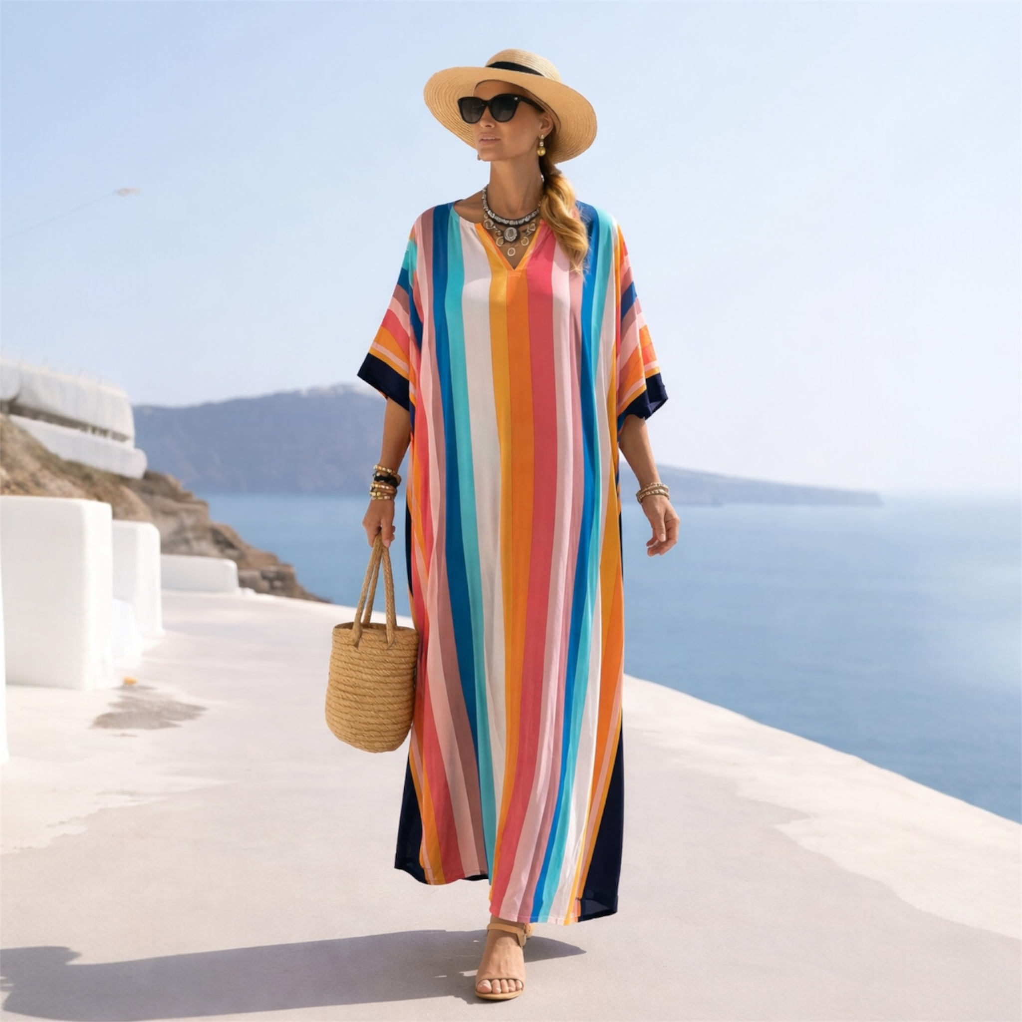 Tina Maya Kaftan Dress-Sizes Available -AU 16-26