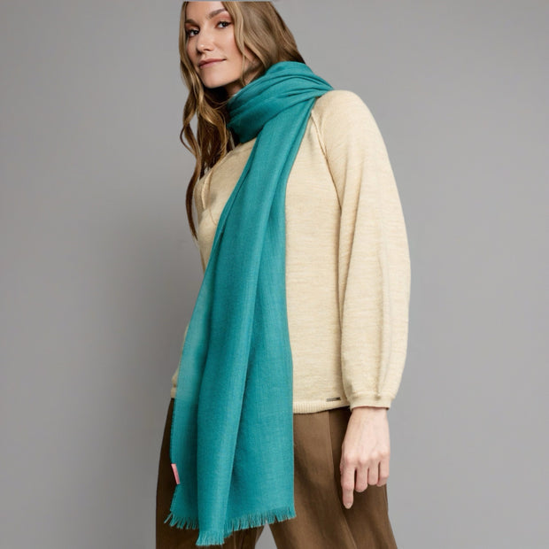 Imperial Julian handwoven pure Cashmere Travel Wrap