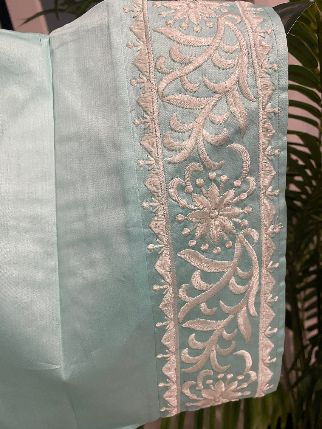 Pistachio Coco Bella MIDI Embroidered Shirt Kaftan Dress
