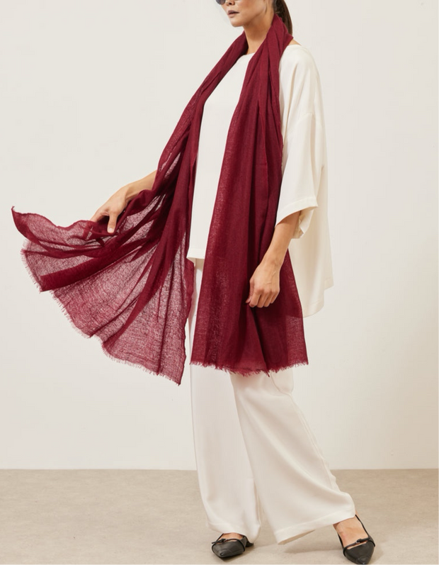 Imperial Julian handwoven pure Cashmere Travel Wrap