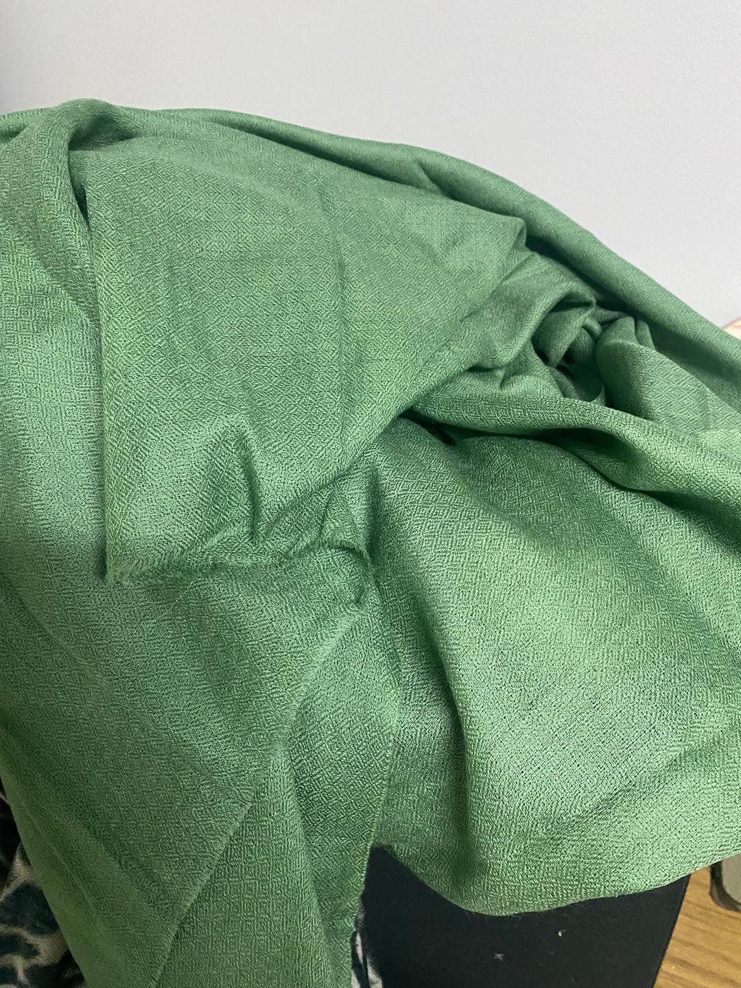Spring Sage Julian 100% Ultra fine cashmere oversized scarf/ wrap/ shawl