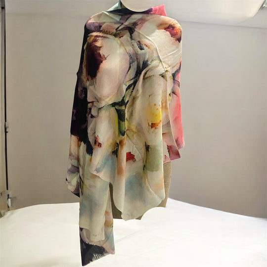 Artisans Print Pure Cashmere Julian Scarf