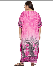 Pink Mia Kaftan Dress - Trendy Resort Wear for Every Occasion