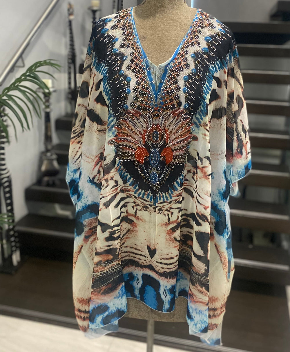 Kyra embellished Blouse Tunic Top AU 8-24