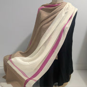 Geometric Ultra Fine 100% Cashmere Julian Scarf