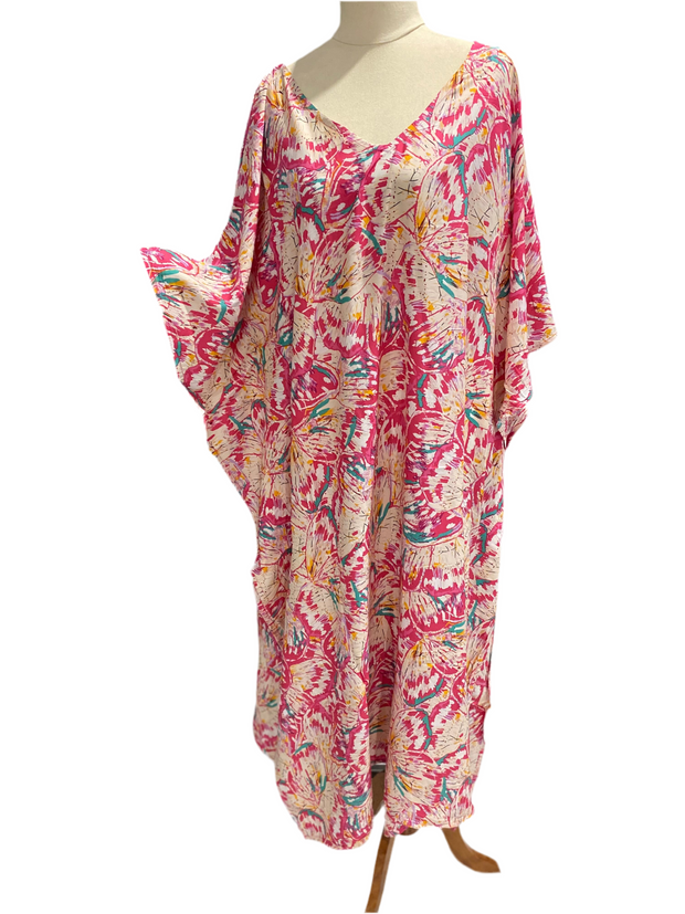 Animal Print Maya Rayon Cotton Kaftan AU 12-24