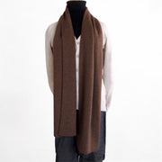 Julian knitted Pure cashmere scarf/ shawl/ Travel wrap-Colours available-Extra Large