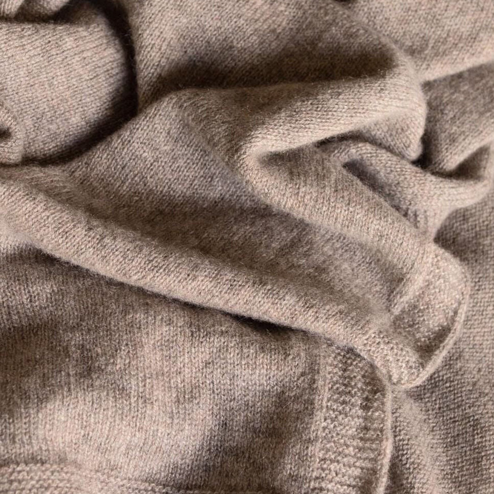 100% Cashmere 2 ply Knitted Julian Oversized Wrap -Unisex -30 Colours available