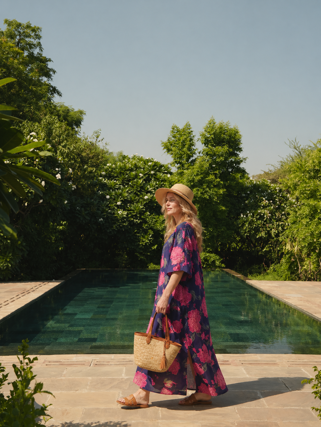 Maya Bohemian Breezy kaftan - Sizes Available AU 16-30