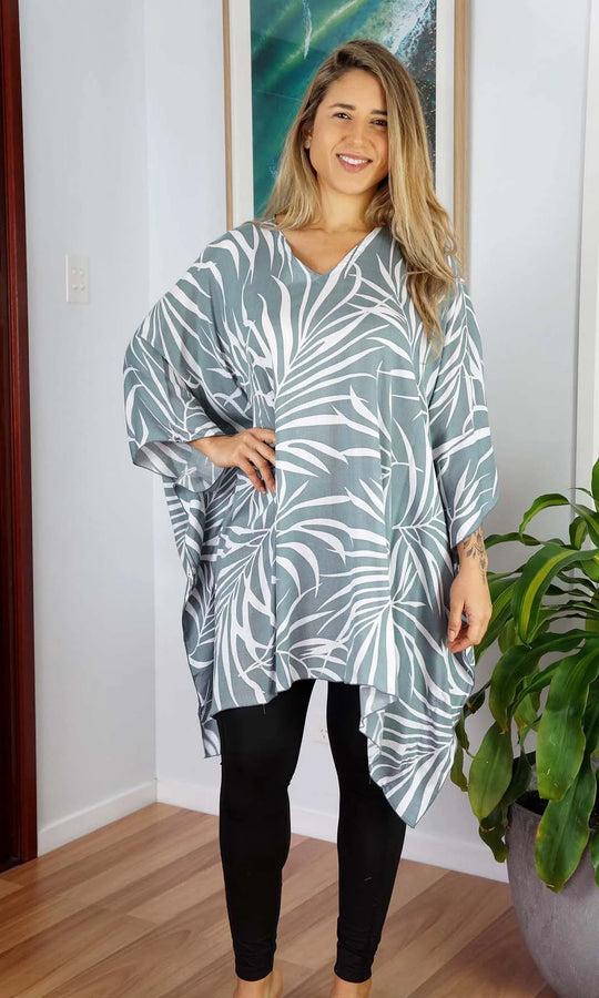 Grey Vines Maya Short Top Tunic One Size 14-26