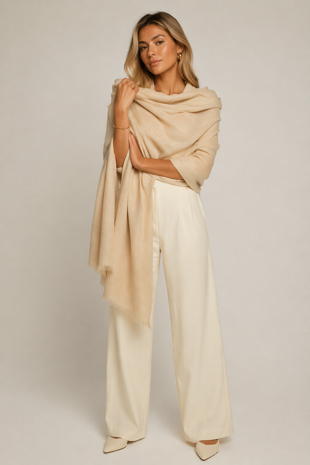Julian 100% Ultra fine cashmere Maya oversized scarf/ wrap/ shawl-More colours available