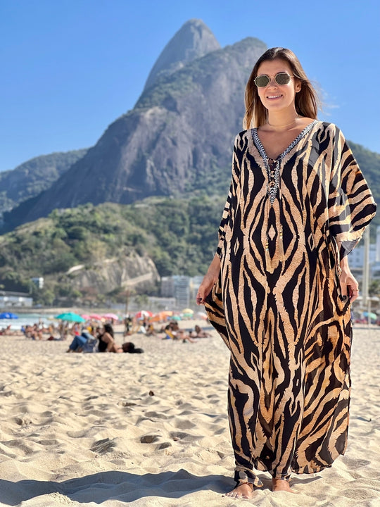 Coco Bella Mirage Brown  Luxe kaftan 12-20