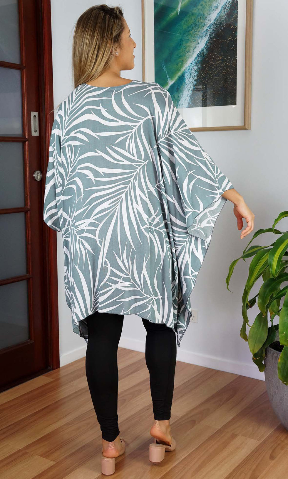 Grey Vines Maya Short Top Tunic One Size 14-26