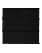 Black Julian Handwoven Pashmina Cashmere wrap shawl Oversized