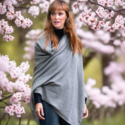 Julian knitted Pure cashmere scarf/ shawl/ Travel wrap-Colours available-Extra Large