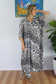 100% Rayon Long Maya Kaftans OSFA 14-26