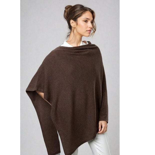 Women’s Pure Cashmere Oversized Julian Maya Poncho-More colours available