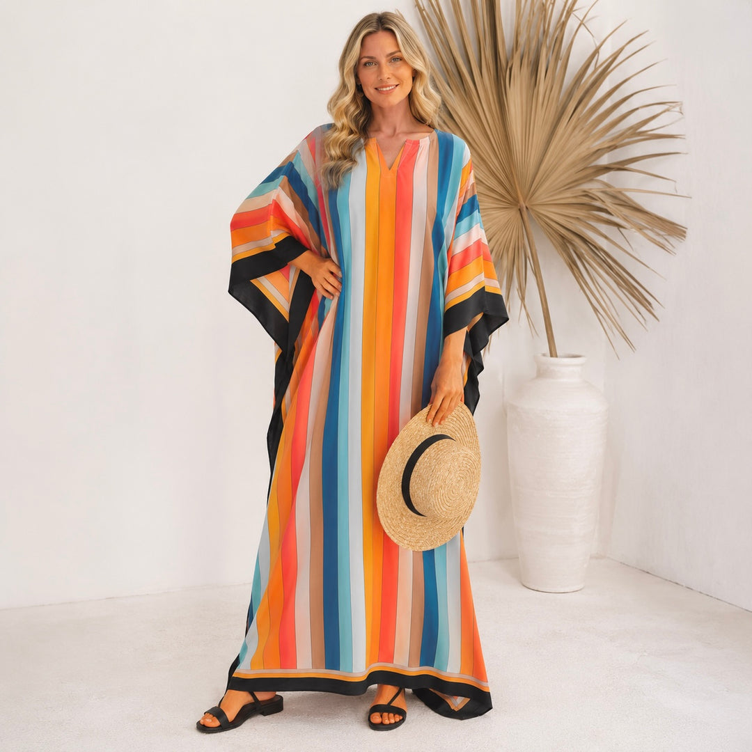 Maya Gradient Kaftan Dress.Sizes Available AU 16-26