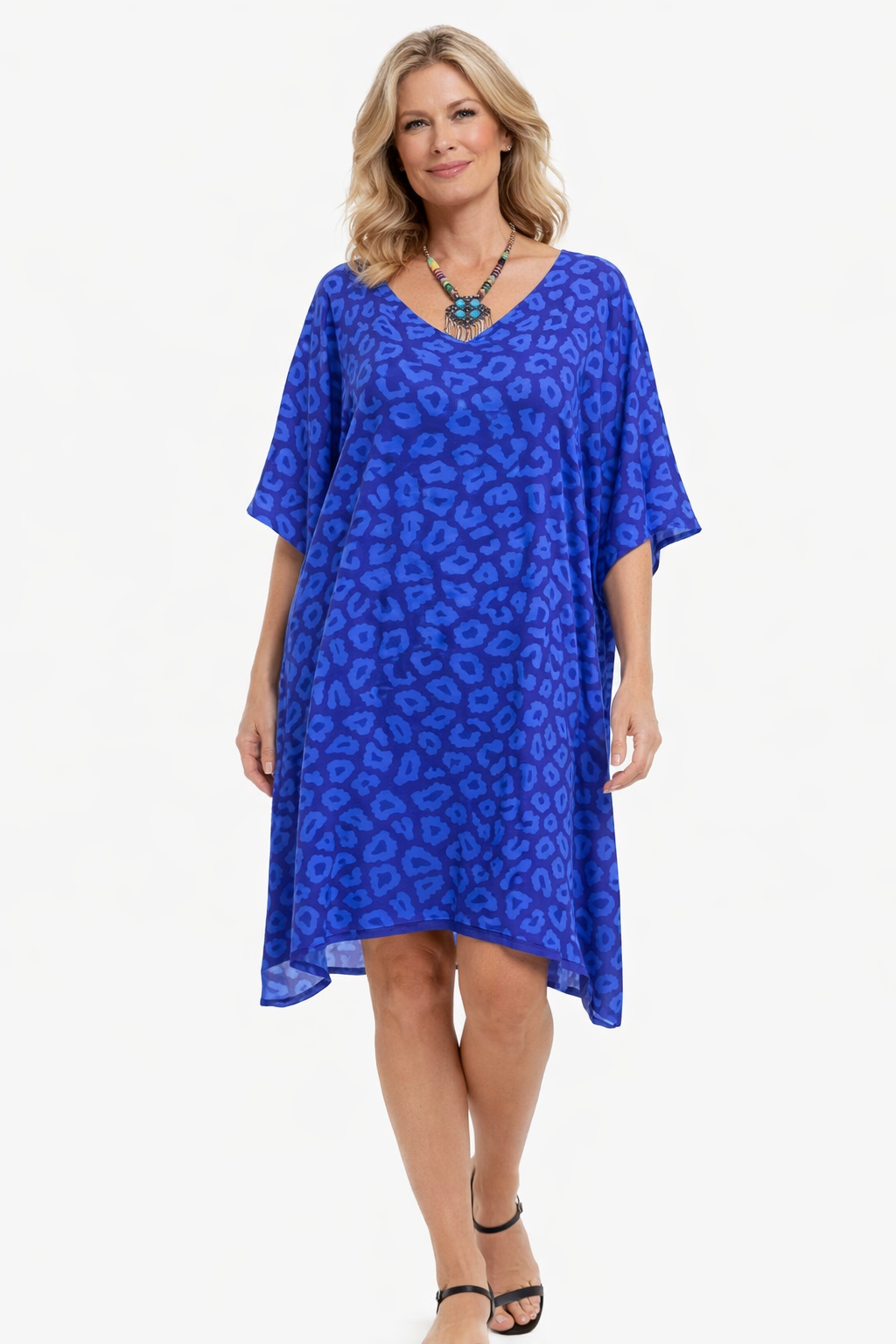 ANEE Maya Short Kaftan Top Tunic Sizes Available AU 14-30