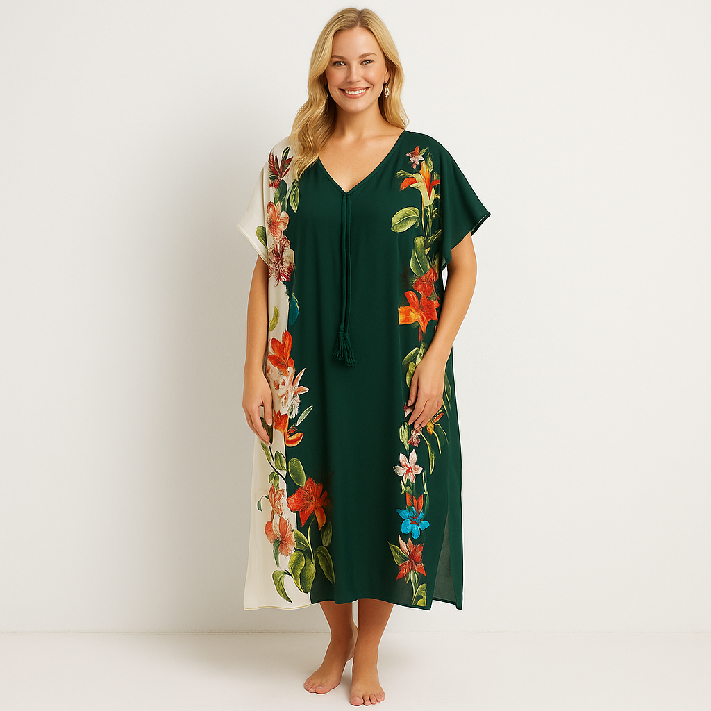 Maya Petite Bohemian kaftan-One Size AU 8-14