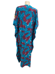 Blue Mia Kaftan Dress 10-22