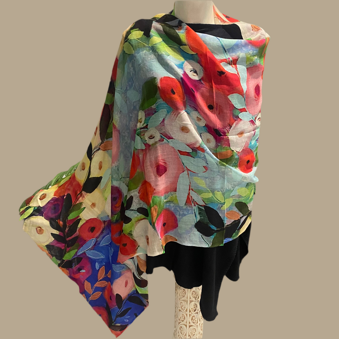 Flora 100% Cashmere Julian Scarf