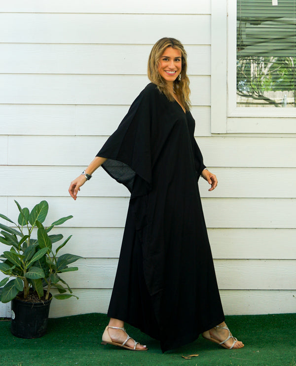 Black Coco Bella kaftan AU 12-20