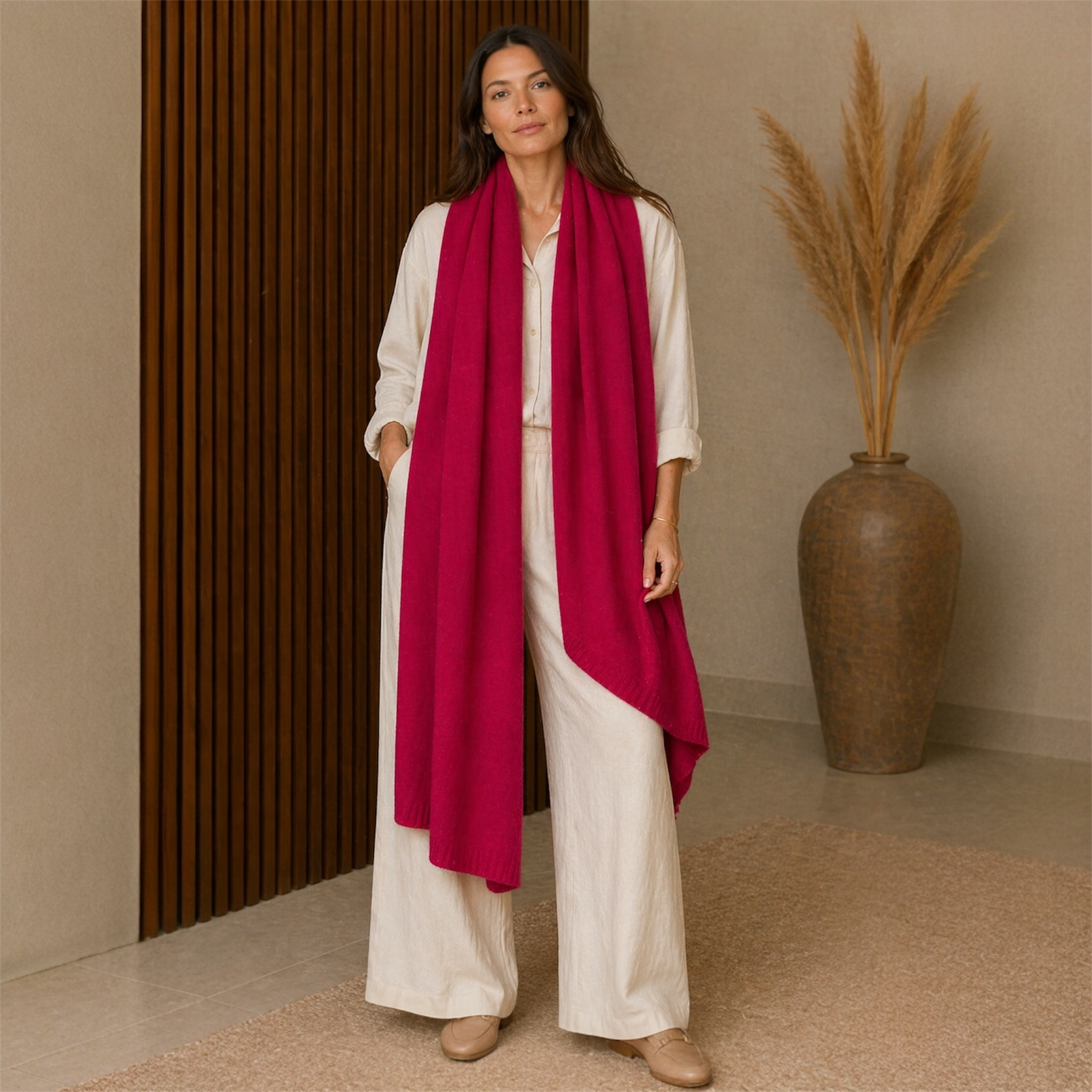 Julian Cashmere Oversized Travel Wrap