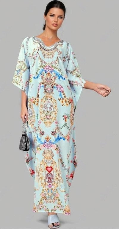 Mia  Embellished Kaftan Dress- More designs available