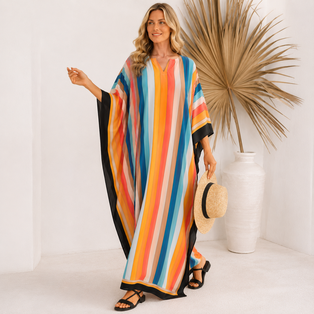 Maya Gradient Kaftan Dress.Sizes Available AU 16-26