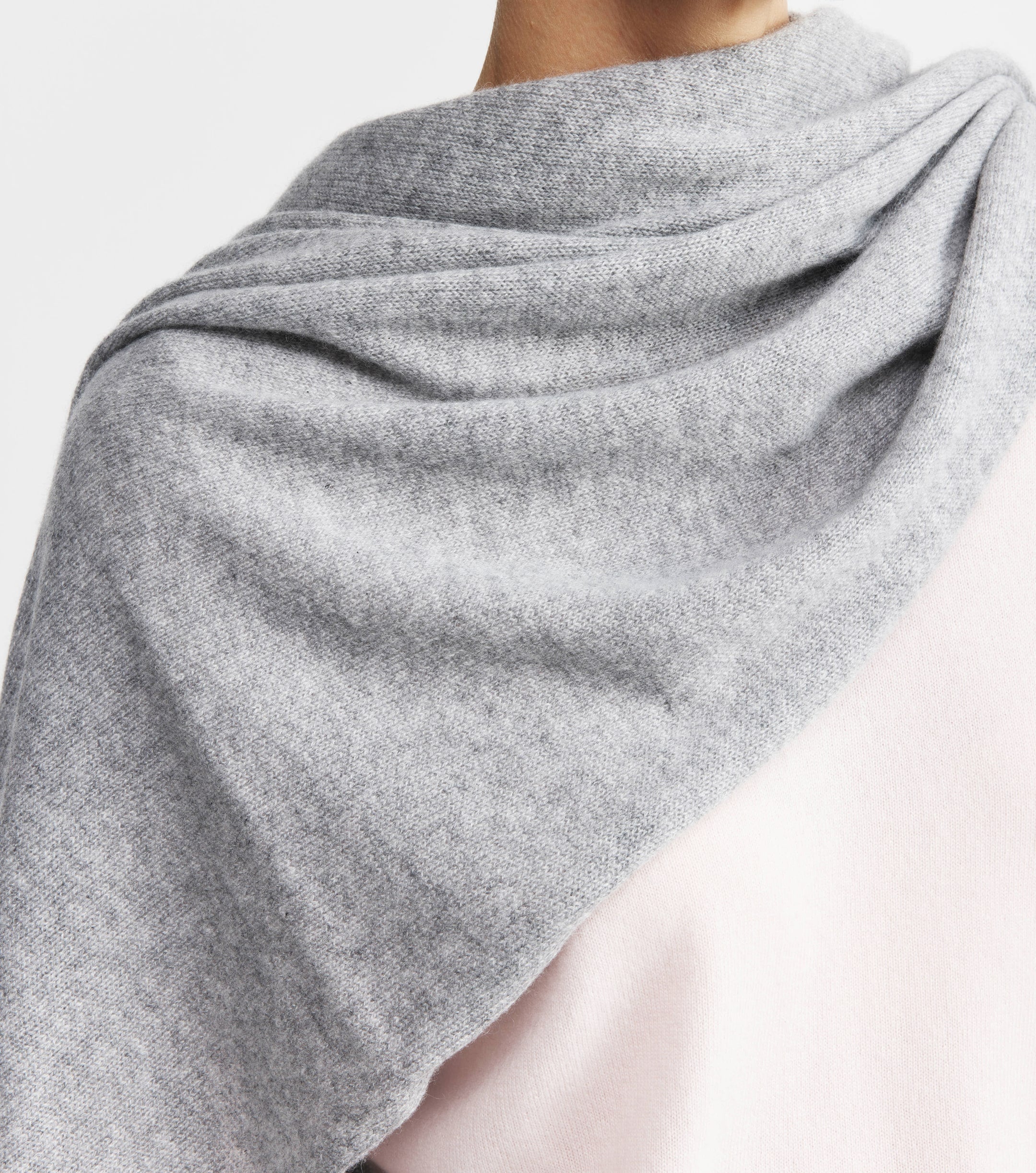 Julian knitted Pure cashmere scarf/ shawl/ Travel wrap-Colours available-Extra Large