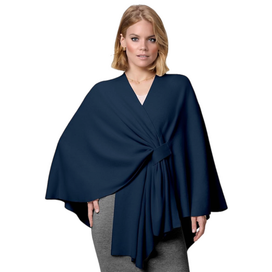 RITZY Front Closure Luxurious Maya Winter Cardigan Poncho Sweater-10 colours available