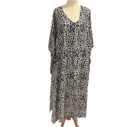 Animal print Maya Rayon Cotton Kaftan 12-22