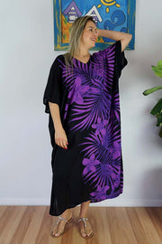 Purple fern Maya Kaftan OSFA 14-26