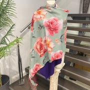 DEIA floral Cashmere blend Scarf