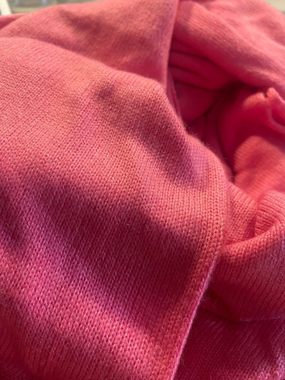 Pink Julian 100% Cashmere Knitted Wrap