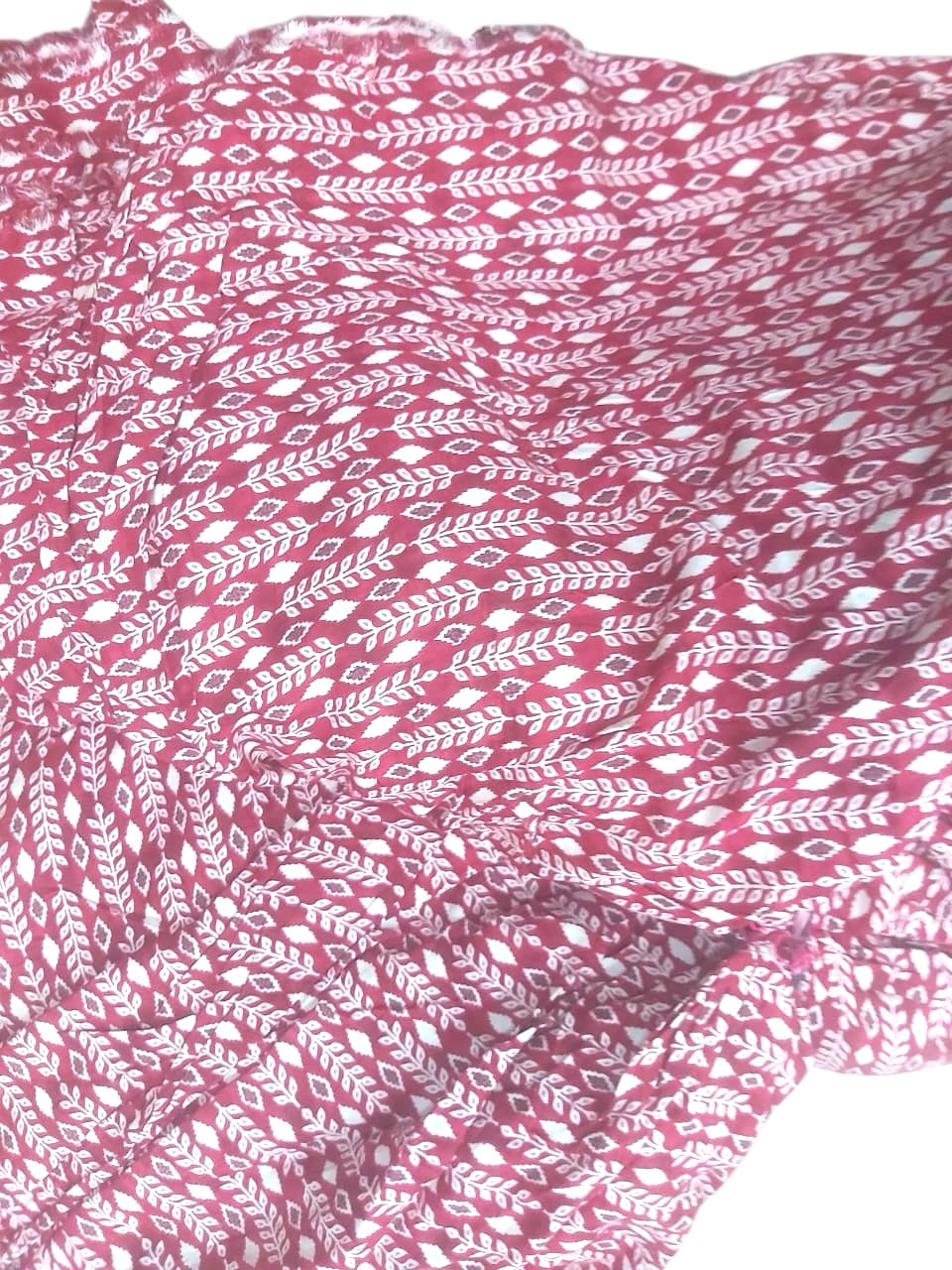 Red Maya Cotton Rayon kaftan - Sizes Available AU 14-30