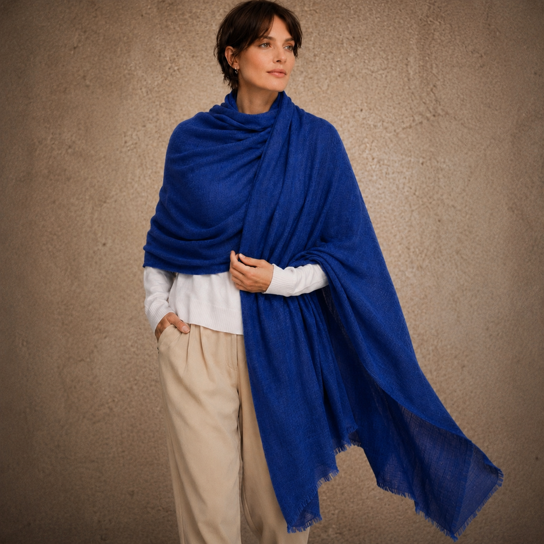 Imperial Julian handwoven pure Cashmere Travel Wrap-More Colours Available