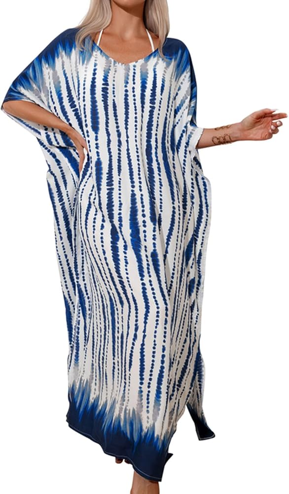 Mia Tropical Breezy Loose, casual Caftan AU 8-18